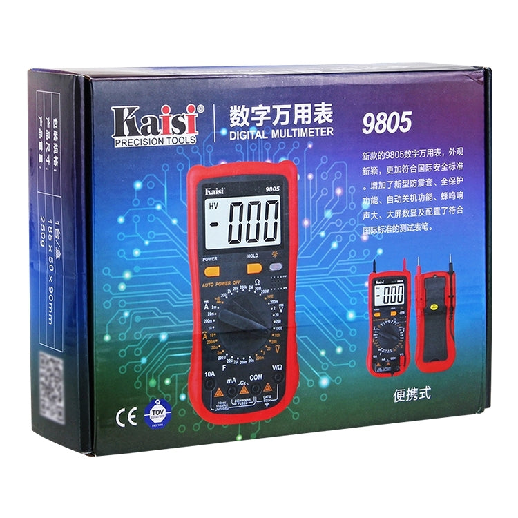 Multimetro digitale universale Kaisi 9805 con range automatico