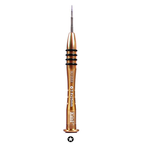 Kaisi K-222 Precision Screwdriver Professional Opening and Repair Tool for Cell Phone Tablet PC (Five Star: 0.8), Five star: 0.8