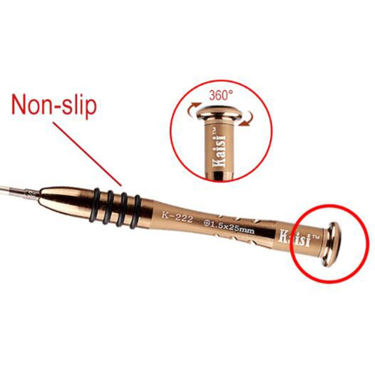 Kaisi K-222 Precision Screwdriver Professional Opening and Repair Tool for Cell Phone Tablet PC (Torx: T2), Torx: T2