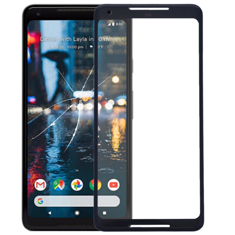 Lente in vetro esterno originale dello schermo anteriore per Google Pixel 2 XL, For Google Pixel 2 XL(Original)