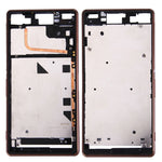 Cornice LCD con alloggiamento anteriore SIM singola per Sony Xperia Z3, For Xperia Z3 / D6653