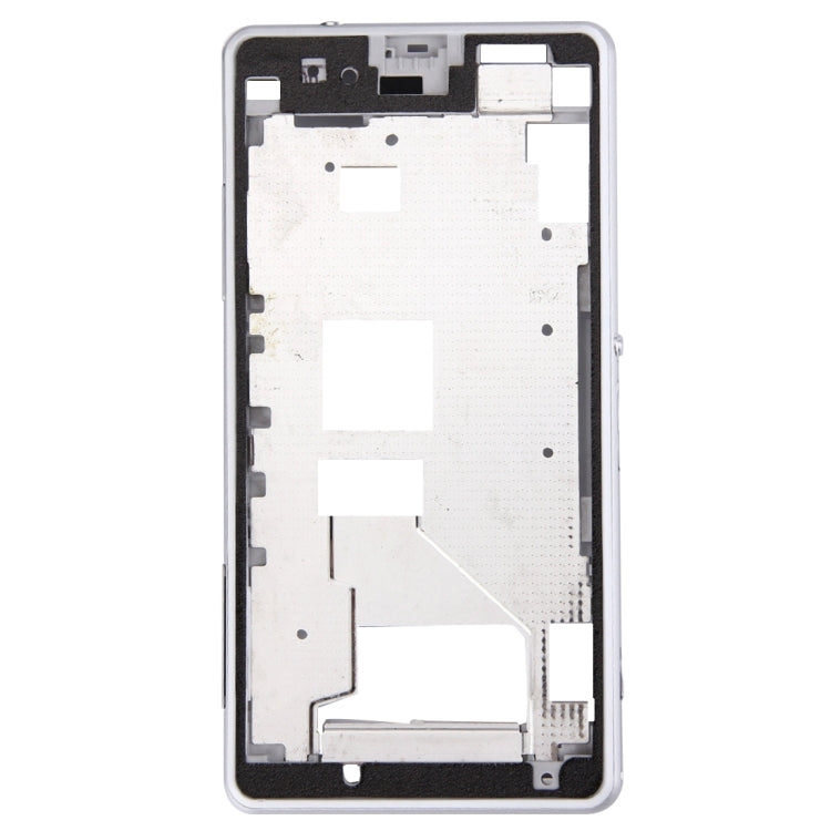 LCD Frame with Front Housing for Sony Xperia Z1 Compact / Mini, For Xperia Z1 Compact / D5503, For Xperia Z1 Compact / Front