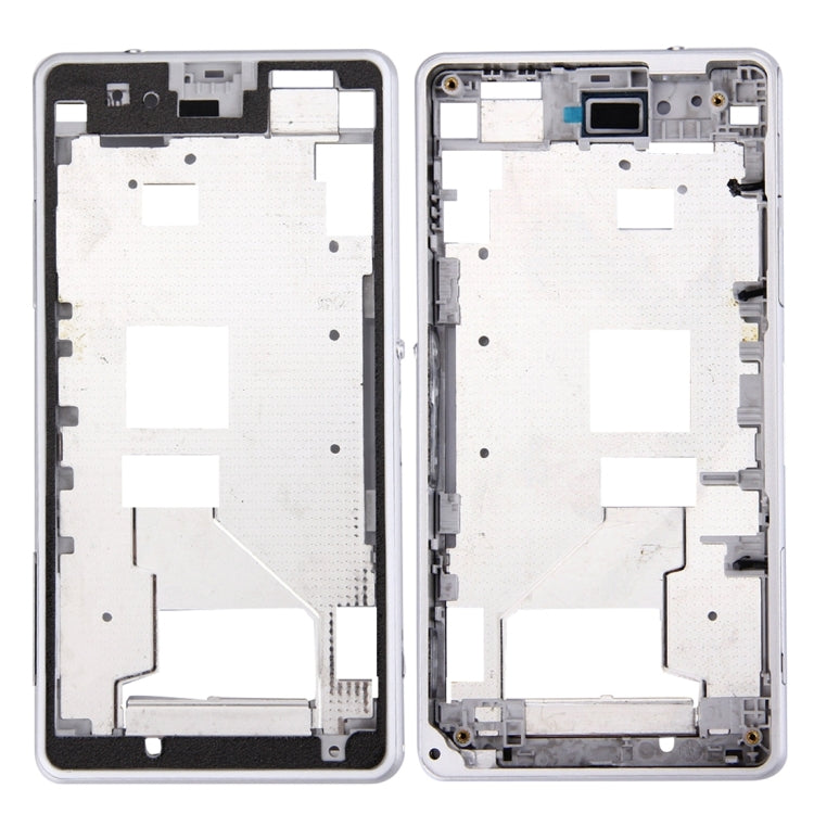 LCD Frame with Front Housing for Sony Xperia Z1 Compact / Mini, For Xperia Z1 Compact / D5503, For Xperia Z1 Compact / Front