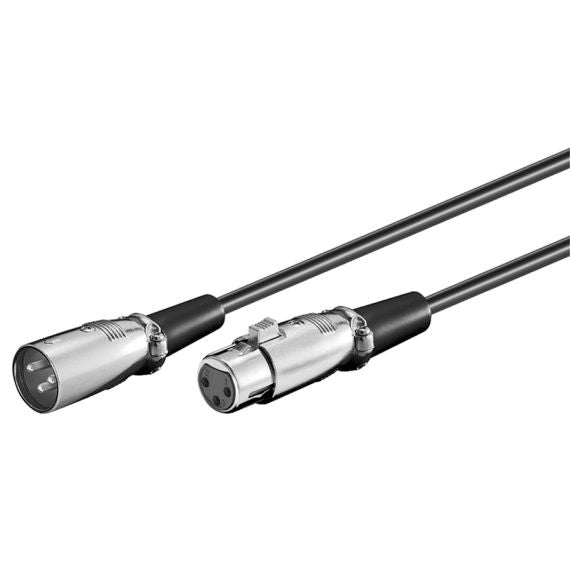 Cavo XLR 3 pin maschio-femmina 2m