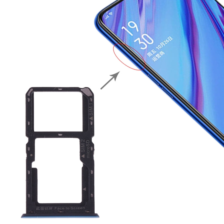 For OPPO A9 SIM Card Tray + SIM Card/Micro SD Card, For OPPO A9