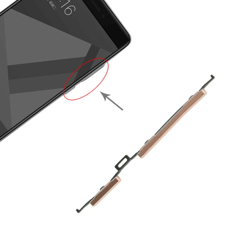 Power Button &amp; Volume Control Button For Xiaomi Redmi Note 4X, For Xiaomi Redmi Note 4X