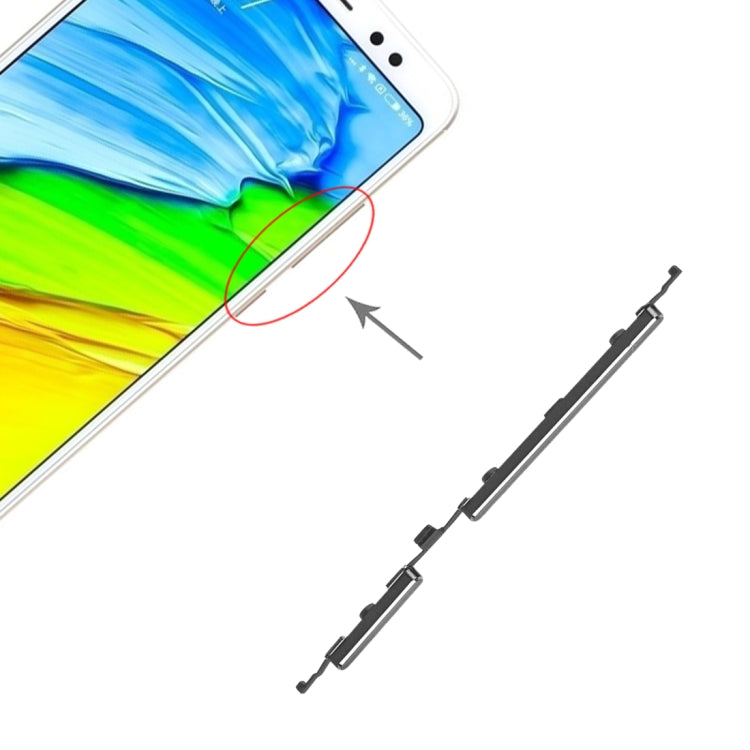 Pulsante di accensione e pulsante di controllo del volume per Xiaomi Redmi Note 5 / Redmi Note 5 Pro, For Xiaomi Redmi Note 5