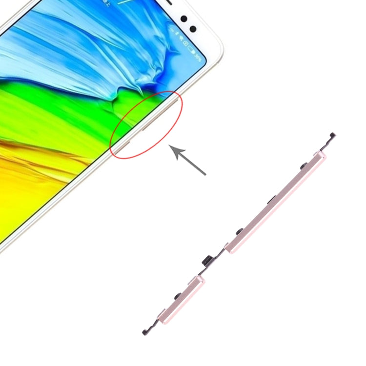 Pulsante di accensione e pulsante di controllo del volume per Xiaomi Redmi Note 5 / Redmi Note 5 Pro, For Xiaomi Redmi Note 5