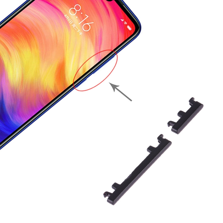 Pulsante di accensione e pulsante di controllo del volume per Xiaomi Redmi Note 7 Pro / Redmi Note 7, For Xiaomi Redmi Note 7 Pro