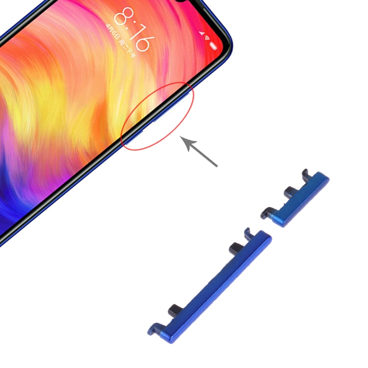 Power Button &amp; Volume Control Button For Xiaomi Redmi Note 7 Pro / Redmi Note 7, For Xiaomi Redmi Note 7 Pro