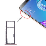 SIM Card Tray + SIM Card Tray + Micro SD Card Tray for Asus ZenFone MAX M1 ZB555KL, For Asus ZB555KL