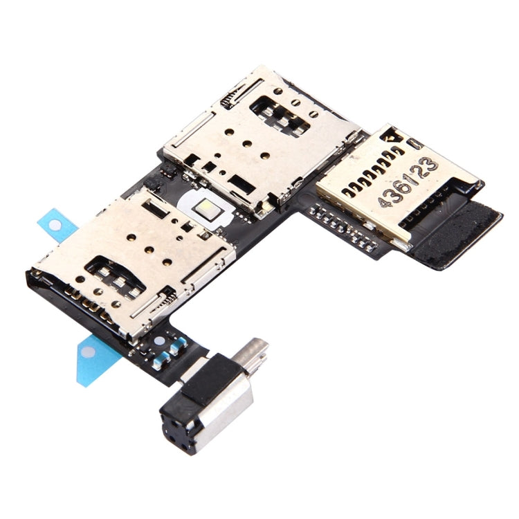 Presa per scheda SIM + presa per scheda SD per Motorola Moto G (2a generazione) (versione doppia SIM), For Motorola MOTO G (2nd Gen)