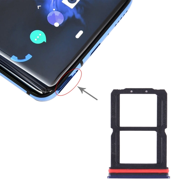 Per OnePlus 7 Vassoio scheda SIM + Vassoio scheda SIM, For OnePlus 7