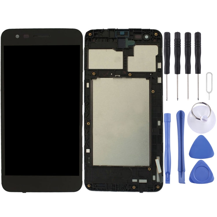 Schermo LCD e digitalizzatore assemblato completo con cornice per LG K4 2017 / M160, For LG K4 2017