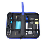 JIAFA JF-8125 Set di strumenti per saldatore 18 in 1 con borsa, spina europea, JF-8125