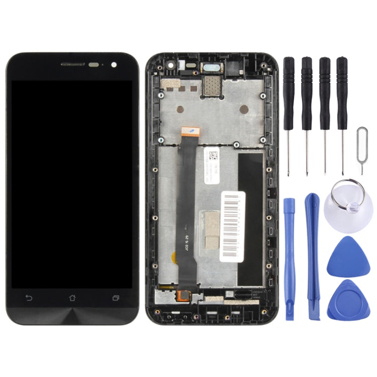 Schermo LCD e digitalizzatore assemblaggio completo con cornice per Asus Zenfone 2 ZE500CL Z00D, For Asus ZE500CL