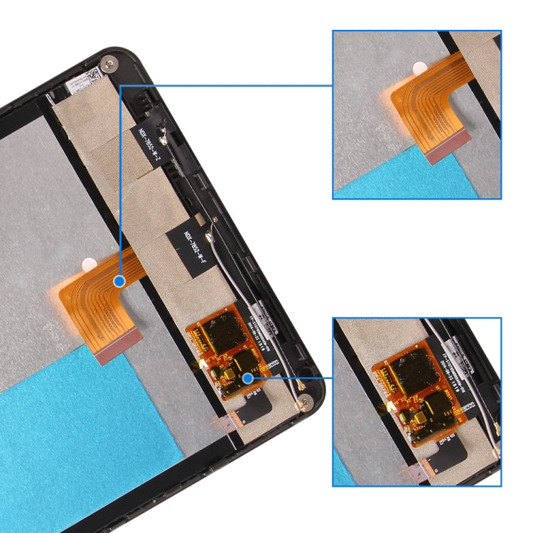 LCD Screen and Digitizer Full Assembly with Frame for Lenovo Miix 3-830, For Lenovo Miix 3-830