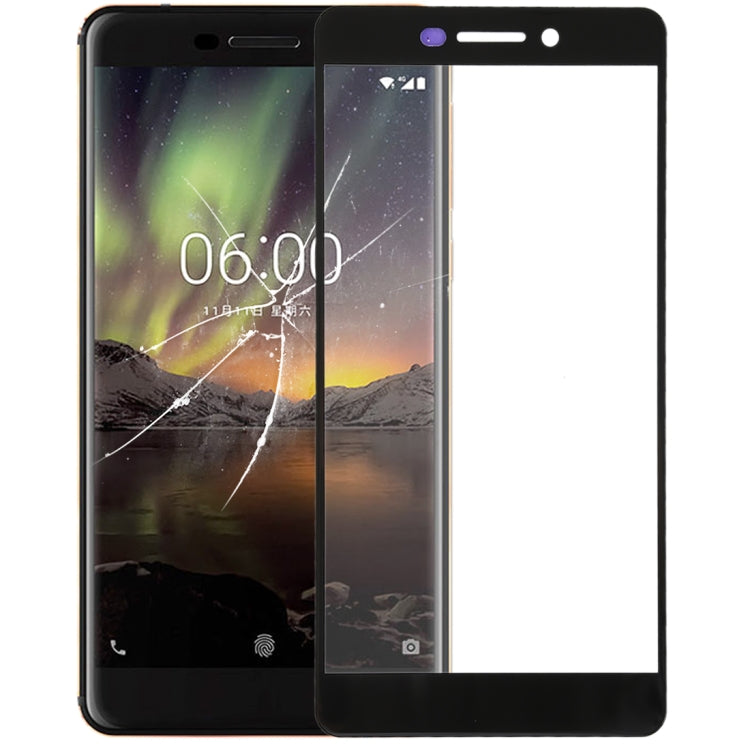 Front Screen Outer Glass Lens For Nokia 6 2018 / 6.1 SCTA-1043 TA-1045 TA-1050 TA-1054 TA-1068, For Nokia 6.1