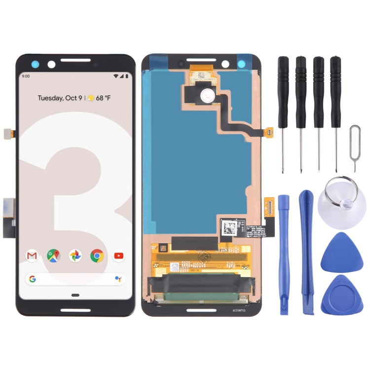 Schermo LCD e digitalizzatore assemblaggio completo per Google Pixel 3, For Google Pixel 3