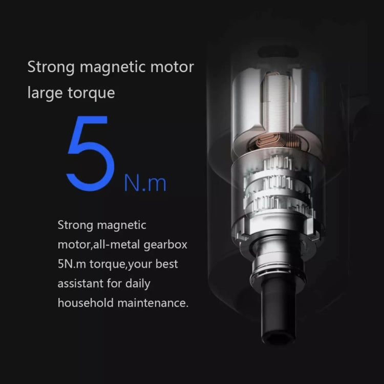 Original Xiaomi Mijia Cordless Rechargeable Screwdriver with 12 PCS S2 Screw Bits