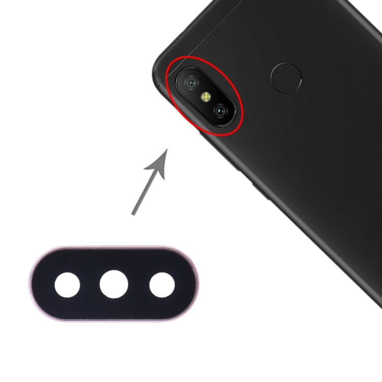 Copriobiettivo per fotocamera da 10 pezzi per Xiaomi Redmi 6 Pro / MI A2 Lite, For Redmi 6 Pro, For Xiaomi Redmi 6 Pro, For Redmi 6 Pro (Red)