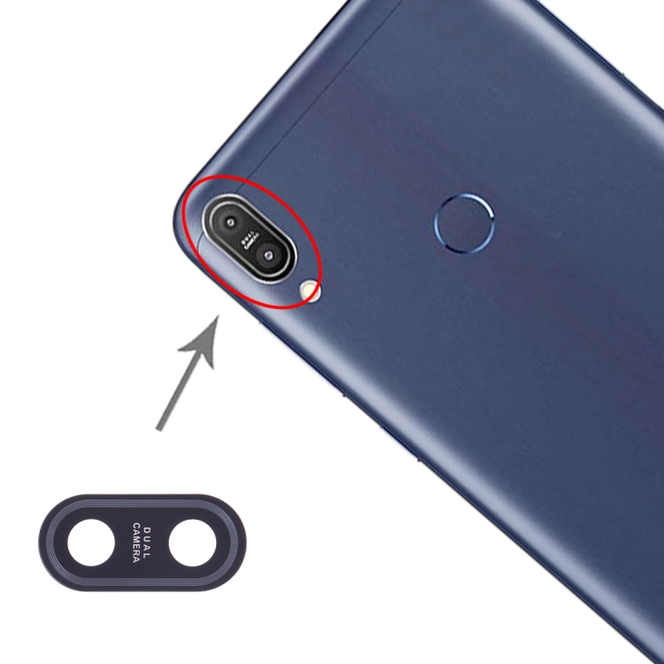 Obiettivo della fotocamera per Asus Zenfone Max Pro M1 ZB601KL ZB602KL ZB555KL, For Zenfone ZB601KL(Black)