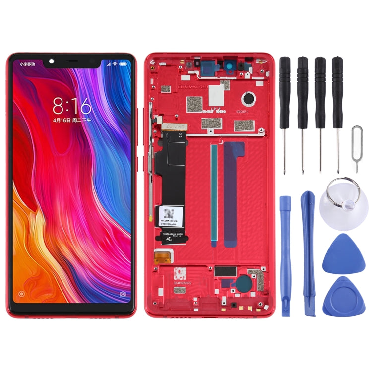 Schermo LCD e digitalizzatore assemblaggio completo con cornice per Xiaomi Mi 8 SE, For Xiaomi Mi 8 SE, For Mi 8 SE