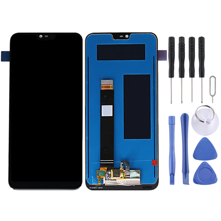 Schermo LCD e digitalizzatore assemblaggio completo per Nokia 7.1 TA-1085 TA-1095 TA-1096, For Nokia 7.1