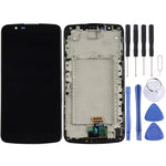 LCD Screen and Digitizer Complete Assembly with Frame for LG K10, For LG K10, For K10 with Frame White, For K10 with Frame Gold