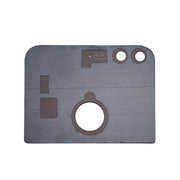 Cover posteriore in vetro per Google Pixel / Nexus S1 (parte superiore), For Pixel / Nexus S1 Upper Black, For Pixel / Nexus S1 Upper Blue