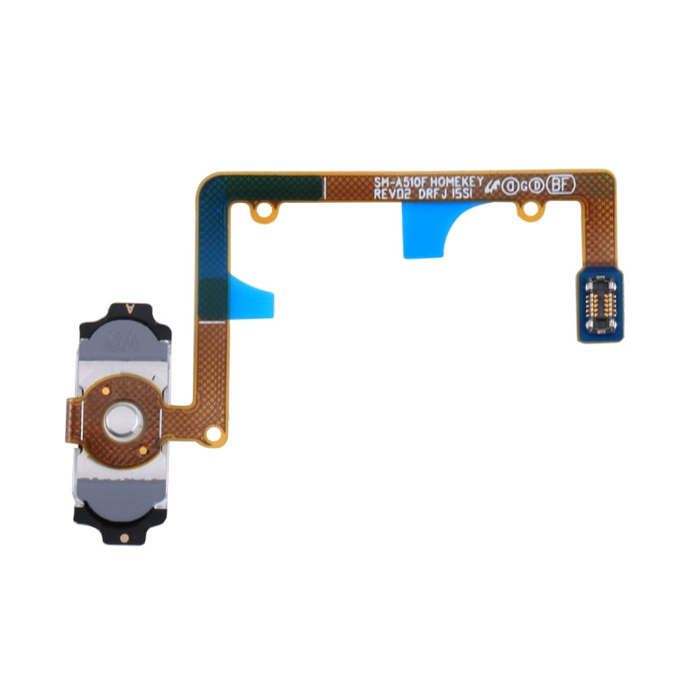 For Galaxy A5 (2016) / A510 Home Button Flex Cable with Fingerprint Identification, Gold, White+Gold, For Galaxy A5 (2016) / A510