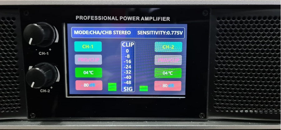 Amplificatore di potenza 2 canali 500W AM6001GT SP260