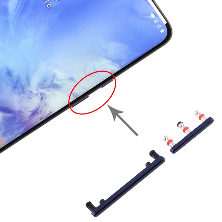 Per OnePlus 7 Pro Pulsante di accensione e pulsante di controllo del volume, For OnePlus 7 Pro(Gold), For OnePlus 7 Pro(Blue), For OnePlus 7 Pro