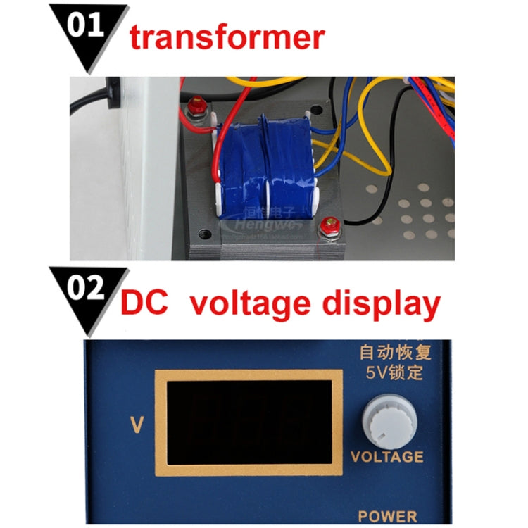 Kaisi KS-1502AD 15V 2A DC Voltage Regulator Stabilizer Ammeter Adjustable Power Supply Repair Tools, EU Plug, US Plug