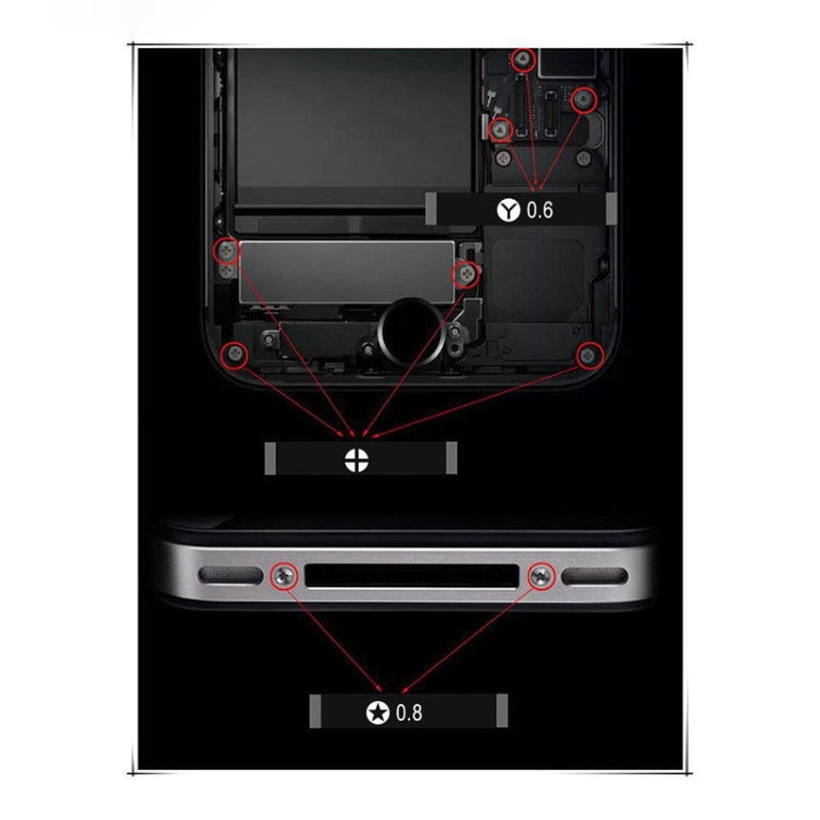 Kaisi T-222 9 in 1 cacciavite di precisione strumento di apertura di riparazione professionale per tablet PC per telefoni cellulari, T-222