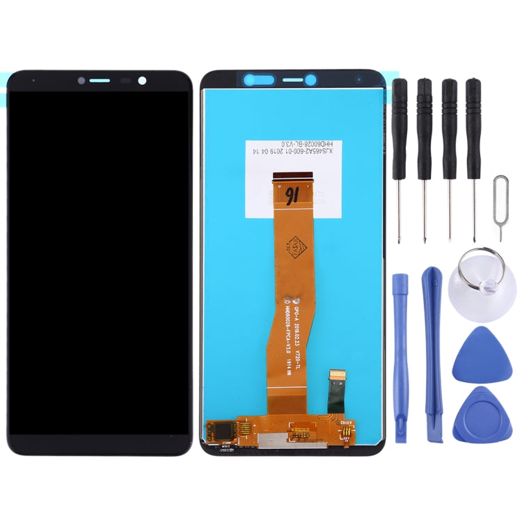 LCD Screen and Digitizer Full Assembly for Wiko Y80, For Wiko Y80