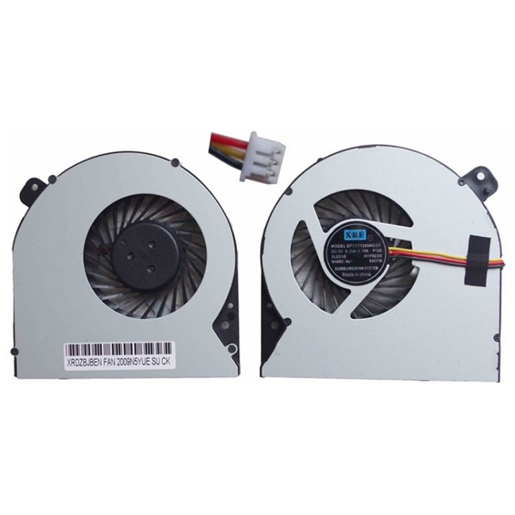 Ventola di raffreddamento CPU ventola di raffreddamento per radiatore portatile da 1,56 W per ASUS K55 / K55D, For K55 / K55D
