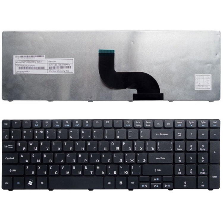 Tastiera portatile inglese versione USA per Acer Aspire 7736 / 7736G / 7736Z, For Acer Aspire 7736