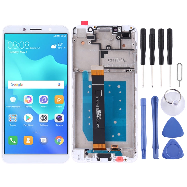 Schermo LCD e digitalizzatore assemblato completo con cornice per Huawei Y5 Prime (2018), For Huawei Y5 Prime (2018)