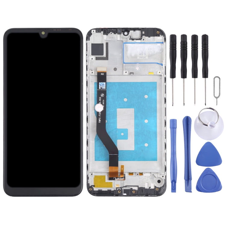 LCD Screen and Digitizer Full Assembly with Frame for Huawei Y7 (2019) (High Version), For Huawei Y7 (2019)