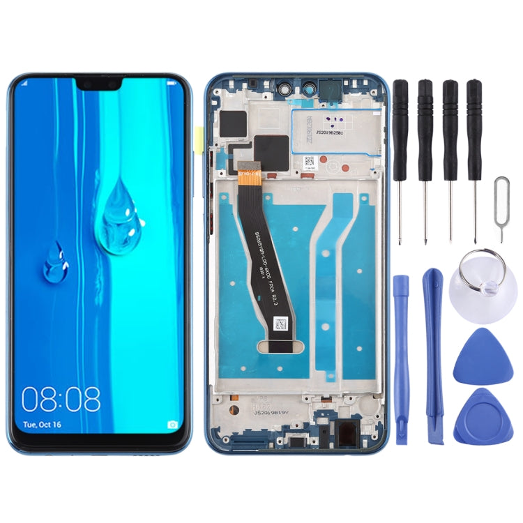 LCD Screen and Digitizer Full Assembly with Frame for Huawei Enjoy 9 Plus, For Huawei Enjoy 9 Plus