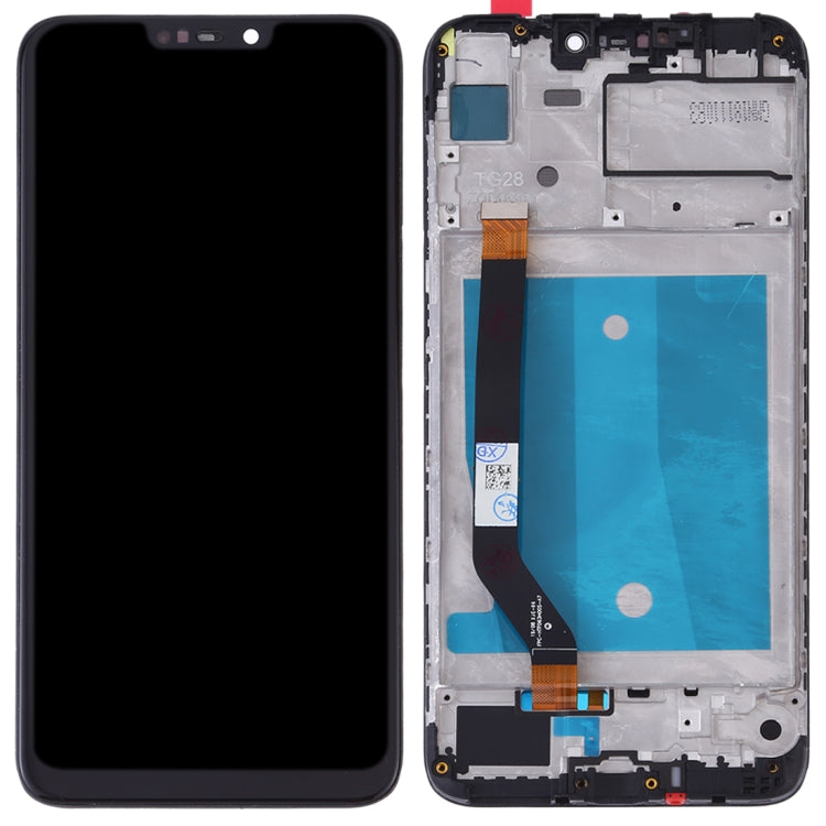 Schermo LCD e digitalizzatore assemblaggio completo con cornice per Huawei Honor 8C, For Huawei Honor 8C