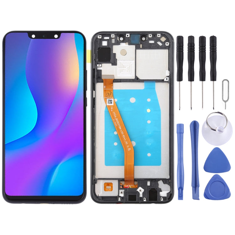 Schermo LCD e digitalizzatore assemblato completo con cornice per Huawei Nova 3i, For Huawei Nova 3i