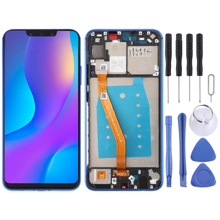 Schermo LCD e digitalizzatore assemblato completo con cornice per Huawei Nova 3i, For Huawei Nova 3i