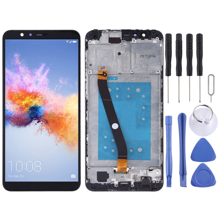 LCD Screen and Digitizer Full Assembly with Frame for Huawei Honor 7X, For Huawei Honor 7X