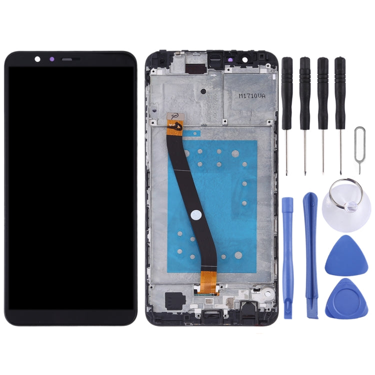 Schermo LCD e digitalizzatore assemblaggio completo con cornice per Huawei Honor 7X, For Huawei Honor 7X