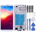 LCD Screen and Digitizer Complete Assembly with Frame for Huawei Y7 (2018), For Huawei Y7 (2018)