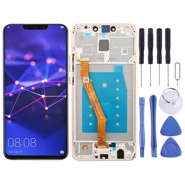 LCD Screen and Digitizer Full Assembly with Frame for Huawei Mate 20 Lite / Maimang 7, For Huawei Mate 20 Lite