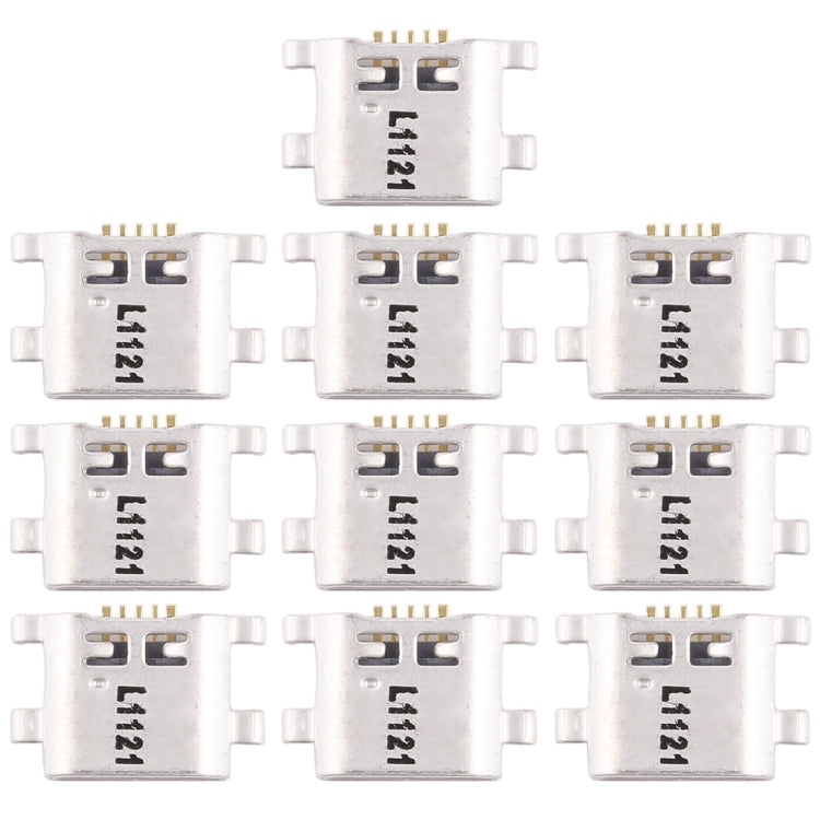 10pcs Charging Port Connector for Huawei P smart (Enjoy 7S), For Huawei P smart