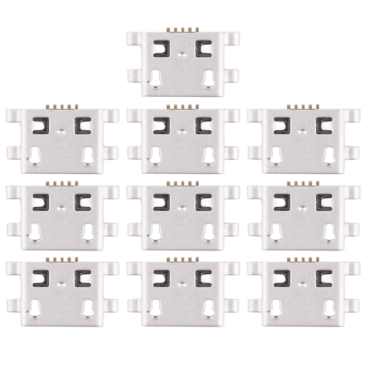 10pcs Charging Port Connector For Huawei Y6, For Huawei Y6